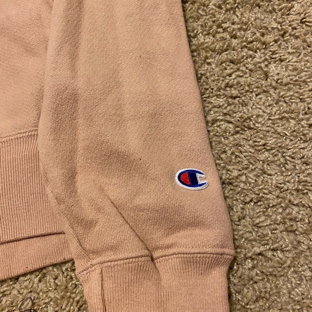 Blush pink champion hoodie